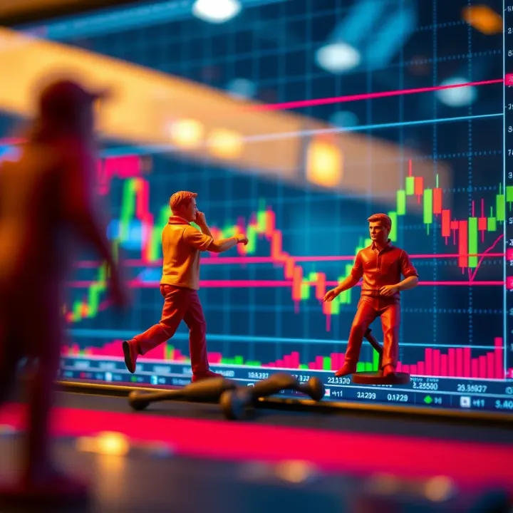 Illustration of price action figures applied on a trading chart within different market contexts