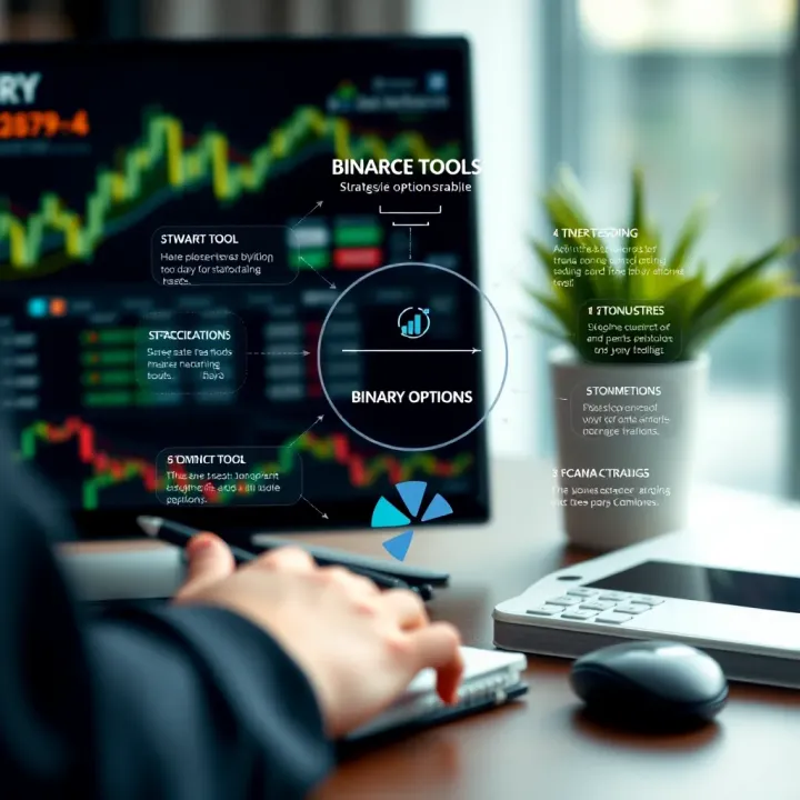 Essential Tools and Basic Strategies for Binary Options Beginners Diagram illustrating essential tools and strategies for beginners in binary options trading