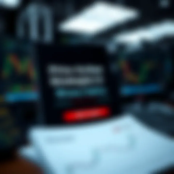 Guidebook cover showing a PDF document about price action strategies in binary options