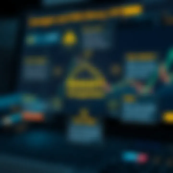 Diagram showing various strategies and risk factors involved in binary options investment