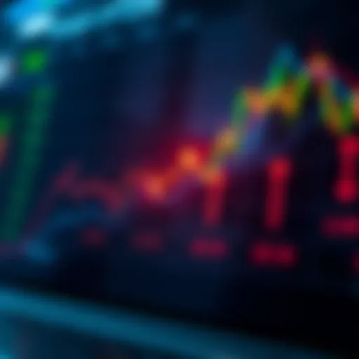 Understanding Binary Options Trading Dynamics Diagram illustrating the concept of binary options trading with upward and downward market indicators