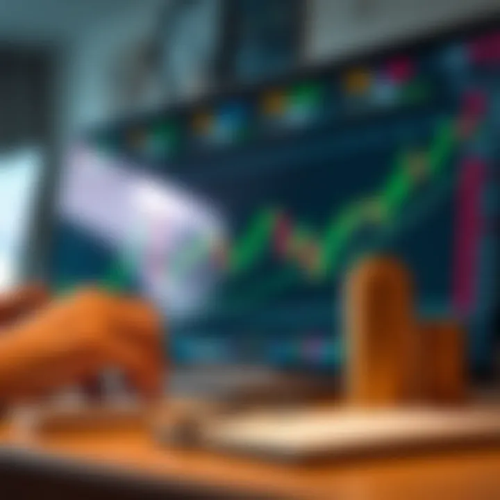 Binary Options Trading Strategy and Risk Management Strategic binary options trading concept with risk management and decision-making elements
