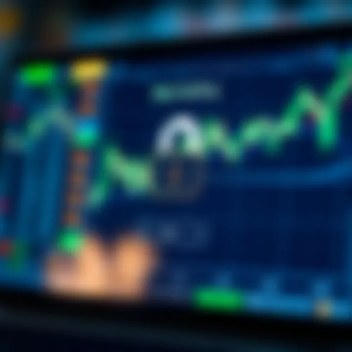 Secure login screen of a financial trading application emphasizing user security and data protection