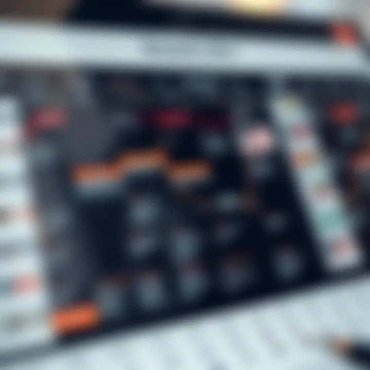Illustration of an economic calendar highlighting key dates and events impacting investments