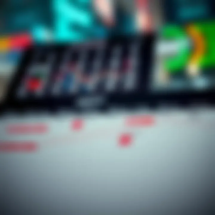 Illustration showing economic calendar with marked dates and market trends