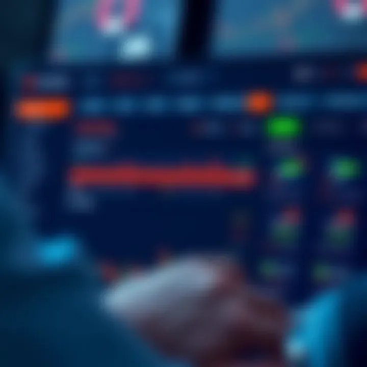 User interface of a financial market demo account showing various investment options