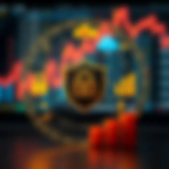 Investment Strategies and Risk Management in Binary Options Trading Illustration of investment strategies and risk management in binary options trading with icons representing security and growth