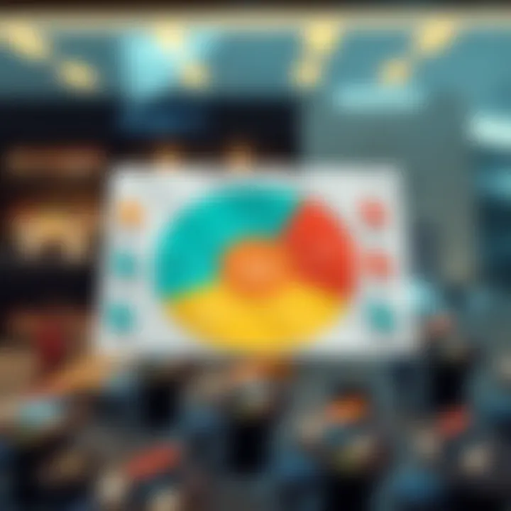 Diagram illustrating competitive market landscape with key strategic elements