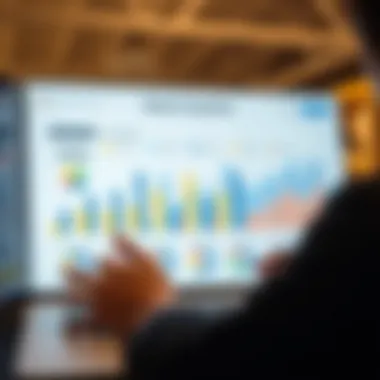 Chart displaying market competition analysis and opportunity identification