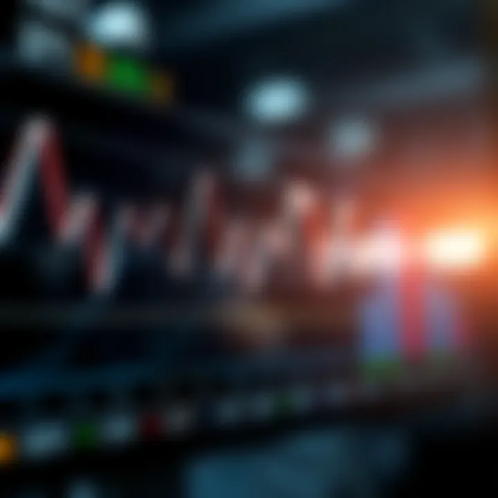 Graph showing market trends and consumer behavior analysis