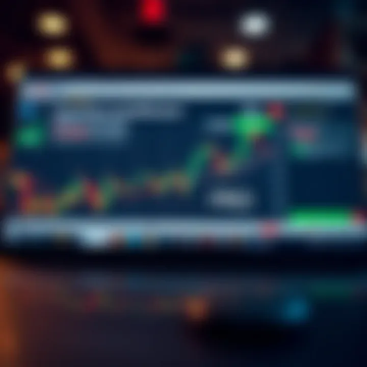Diagram showing essential tools and indicators for price action strategy in binary options market