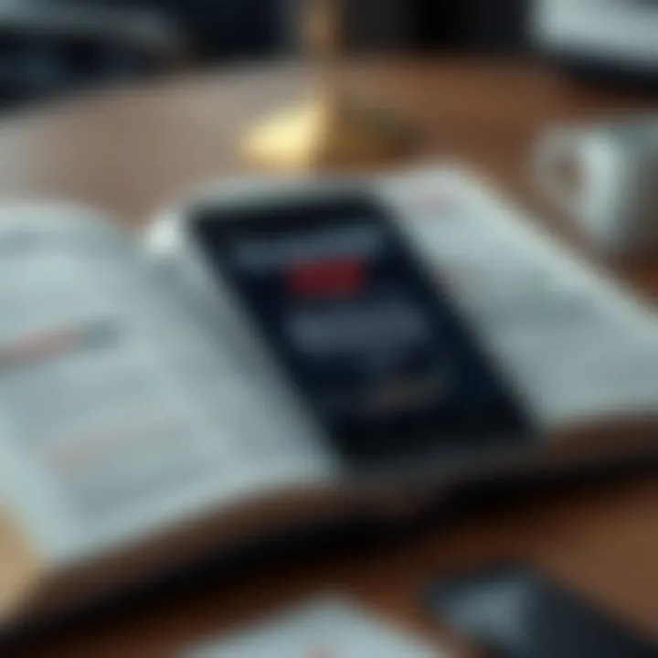 Essential PDF Resources for Price Action Strategies Open trading book and digital device showing PDF resources for mastering price action strategies
