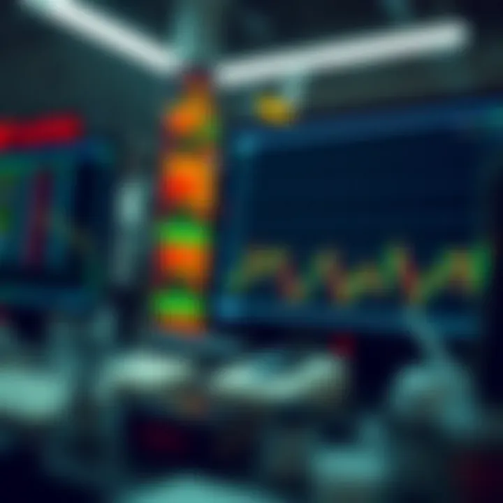 Visualization of risk management techniques in fast-paced binary options trading