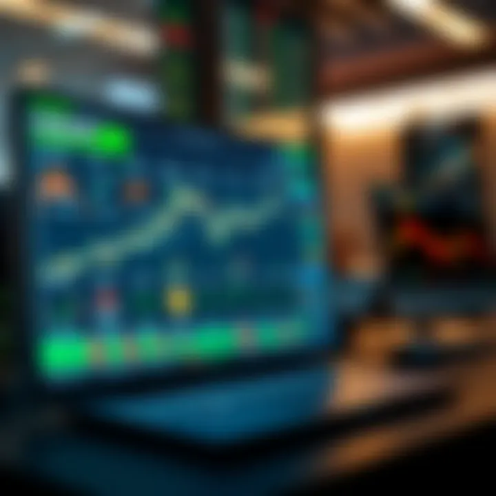 Secure digital interface showing various financial assets available for day trading