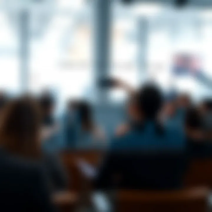 Graph illustrating target audience segmentation and qualitative quantitative methods