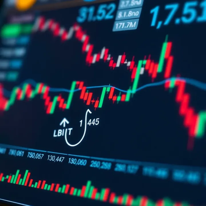 Candlestick Chart Formation and Trend Interpretation Diagram explaining the formation and interpretation of candlestick charts to predict market trends and reversals