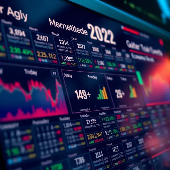 Overview of Annual Economic Events and Financial Dates Calendar displaying key economic events and financial market dates