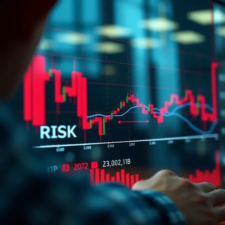 Effective Risk Management in Quick Binary Options Trades Graph illustrating risk management strategies to optimize quick trading outcomes