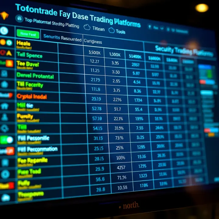 Comparison of Fees, Security, and Tools Among Leading Crypto Trading Platforms Comparison chart displaying fees, security features, and tools of various crypto trading platforms