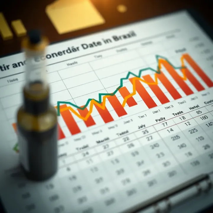 Economic Trends and Crucial Market Dates in Brazil Chart depicting economic trends and important market dates in the Brazilian economy