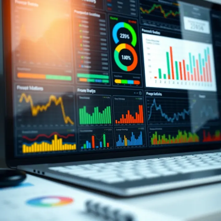 Dashboard displaying various financial tools and investment decision metrics