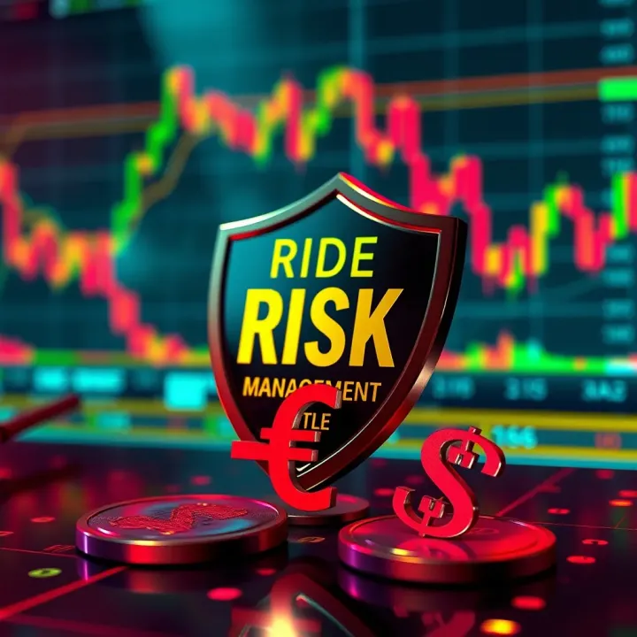 Essential Risk Management Techniques in Forex Trading Illustration of risk management concepts in forex trading with shield and currency symbols