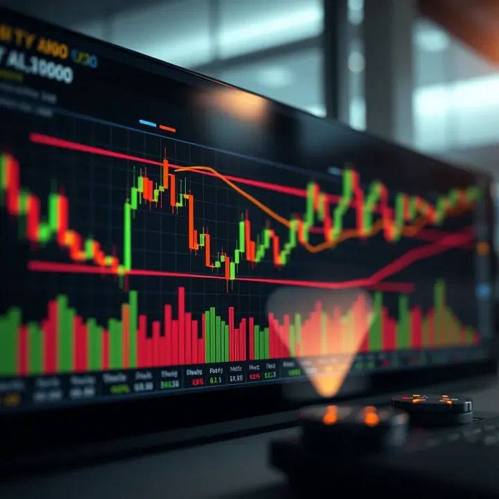 Annotated financial chart showing practical examples of Price Action concepts by Al Brooks