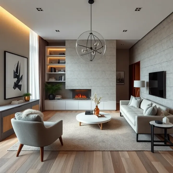 Modern interior design trends showcasing minimalist furniture and neutral color palette