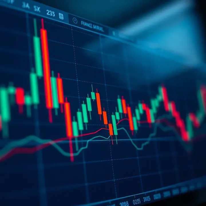 Practical Use of Candlestick Signals in Financial Markets Illustration of practical application of candlestick signals on financial market charts