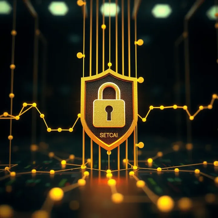 Secure digital financial network representing regulated binary options trading