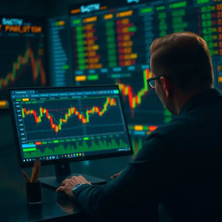 Effective Risk Management in Binary Options Conceptual illustration of risk management tools and strategies for financial trading