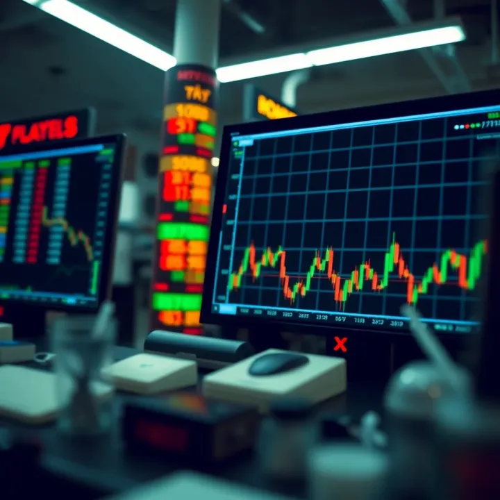 Visualization of risk management techniques in fast-paced binary options trading