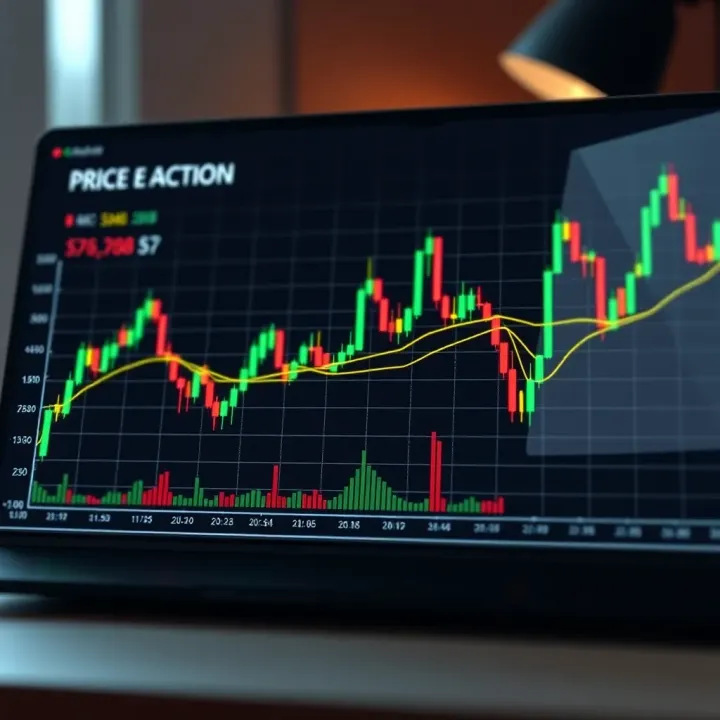 Graph illustrating practical trading strategies based on price action signals
