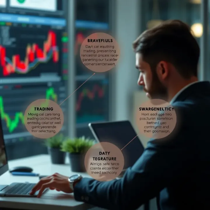 Diagram illustrating different types of brokers and their roles in day trading activities