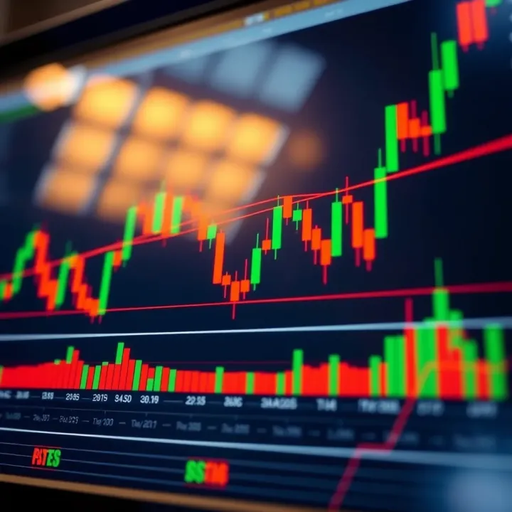 Chart showing common candlestick patterns used in price action trading with clear visual examples